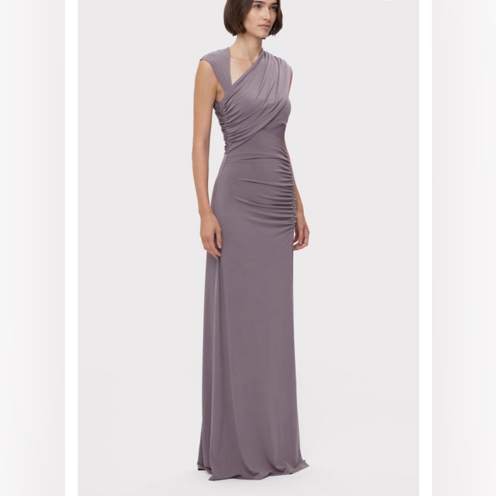 Herve Leger Jersey Ruched Dress
